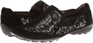 Black Suede/Lace Print Sesto Meucci Uriana for Women (Size 8.5)