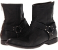 Black Stone Antiqued Frye Phillip Harness for Men (Size 9.5)