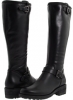 Black Leather La Canadienne Caleb for Women (Size 6)