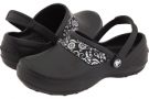 Black/Silver Crocs Mercy Work for Women (Size 10)