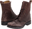 Dark Brown Stone Wash Frye Veronica Combat for Women (Size 11)