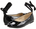 Black Patent Pazitos Swan BF PU for Kids (Size 12)