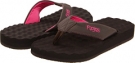 Brown/Fuchsia Flojos Blair for Women (Size 10)