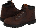 Brown Oiled Nubuck Leather Timberland PRO Magnus 6 Steel Toe for Men (Size 10)