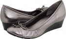 Dark Silver Metallic Cole Haan Air Tali Lace Wedge for Women (Size 8)