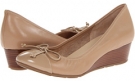 Sandstone/Sandstone Patent Cole Haan Air Tali Lace Wedge for Women (Size 8)