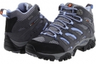 Grey/Periwinkle Merrell Moab Mid Waterproof for Women (Size 6.5)