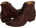 Dark Brown Soft Leather Frye Carson Lace Up for Women (Size 6.5)