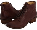 Dark Brown Soft Leather Frye Carson Lace Up for Women (Size 7)