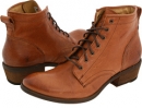 Cognac Soft Leather Frye Carson Lace Up for Women (Size 10)