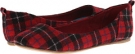 Red Edin Tartan Fabric Blowfish Nice for Women (Size 8.5)