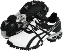 White/Black/Silver ASICS GEL-Linksmaster for Men (Size 14)