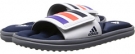 Collegiate Navy/Grey/White adidas Zeitfrei FitFOAM Slide for Men (Size 7)