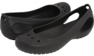 Black/Black Cow Silk Crocs Kadee for Women (Size 7)