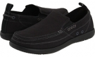 Black/Black Cow Silk Crocs Walu for Men (Size 12)