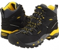 Black/Yellow Keen Utility Pittsburgh Boot for Men (Size 12)