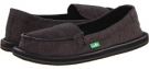 Black/Multi Sanuk Shorty for Women (Size 6)