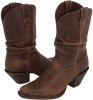 Distressed Sunset Brown Durango Crush Slouch Boot for Women (Size 7)