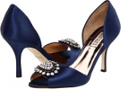 Navy Satin Badgley Mischka Lacie for Women (Size 9.5)