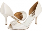 White Satin Badgley Mischka Lacie for Women (Size 11)