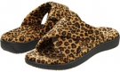 Tan Leopard VIONIC with Orthaheel Technology Relax Slipper for Women (Size 11)