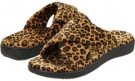 Tan Leopard VIONIC with Orthaheel Technology Relax Slipper for Women (Size 5)