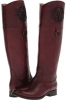 Burgundy Smooth Full Grain Frye Melissa Logo for Women (Size 7.5)