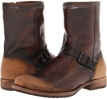 Dark Brown Brush Off Frye Phillip Inside Zip for Men (Size 9)