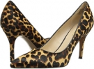 Leopard Cow Fur Nine West Flax for Women (Size 5)