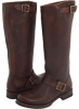 Dark Brown Extended Calf Shine Vintage Frye Veronica Slouch - Wide Calf for Women (Size 6)