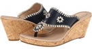 Navy/Platinum Jack Rogers Marbella Mid-Height Espadrille for Women (Size 10)