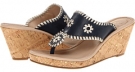 Navy/Platinum Jack Rogers Marbella Mid-Height Espadrille for Women (Size 6)