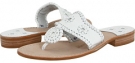 White Jack Rogers Palm Beach Navajo Flat for Women (Size 6)