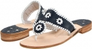 Navy/White Jack Rogers Palm Beach Navajo Flat for Women (Size 11.5)