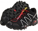 Black/Black/Silver Metallic-X Salomon Speedcross 3 for Men (Size 8)