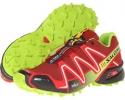 Flea/Bright Red/Granny Green Salomon Speedcross 3 CS for Men (Size 9)