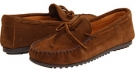 Dusty Brown Suede Minnetonka Classic Moc for Men (Size 10.5)