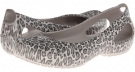Platinum/Graphite Crocs Kadee Leopard for Women (Size 9)