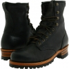 Black Soft Vintage Leather Frye Logger for Men (Size 8)