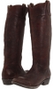 Dark Brown Stone Antiqued Frye Carson Lug Riding for Women (Size 11)