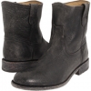 Black Stone Antiqued Frye Jayden Roper for Women (Size 6)