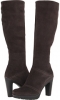 Moka Suede La Canadienne Martine for Women (Size 8)