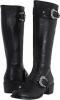 Black Roper Knee High Buckle Boot for Women (Size 9.5)