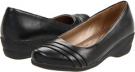 Black Vitello Soft Style Easy To Pleats for Women (Size 8.5)