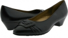 Black Vitello Soft Style Pleats Be With You for Women (Size 6.5)