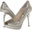 Silver Glitter MICHAEL Michael Kors York Platform for Women (Size 8.5)