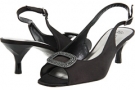 Black Satin J. Renee Classic for Women (Size 7)