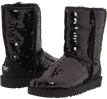 Black UGG Classic Short Sparkles for Women (Size 11)