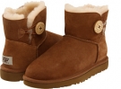 Chestnut UGG Mini Bailey Button for Women (Size 9)