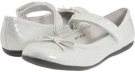 Silver Glitter Patent Kid Express Josie for Kids (Size 11)